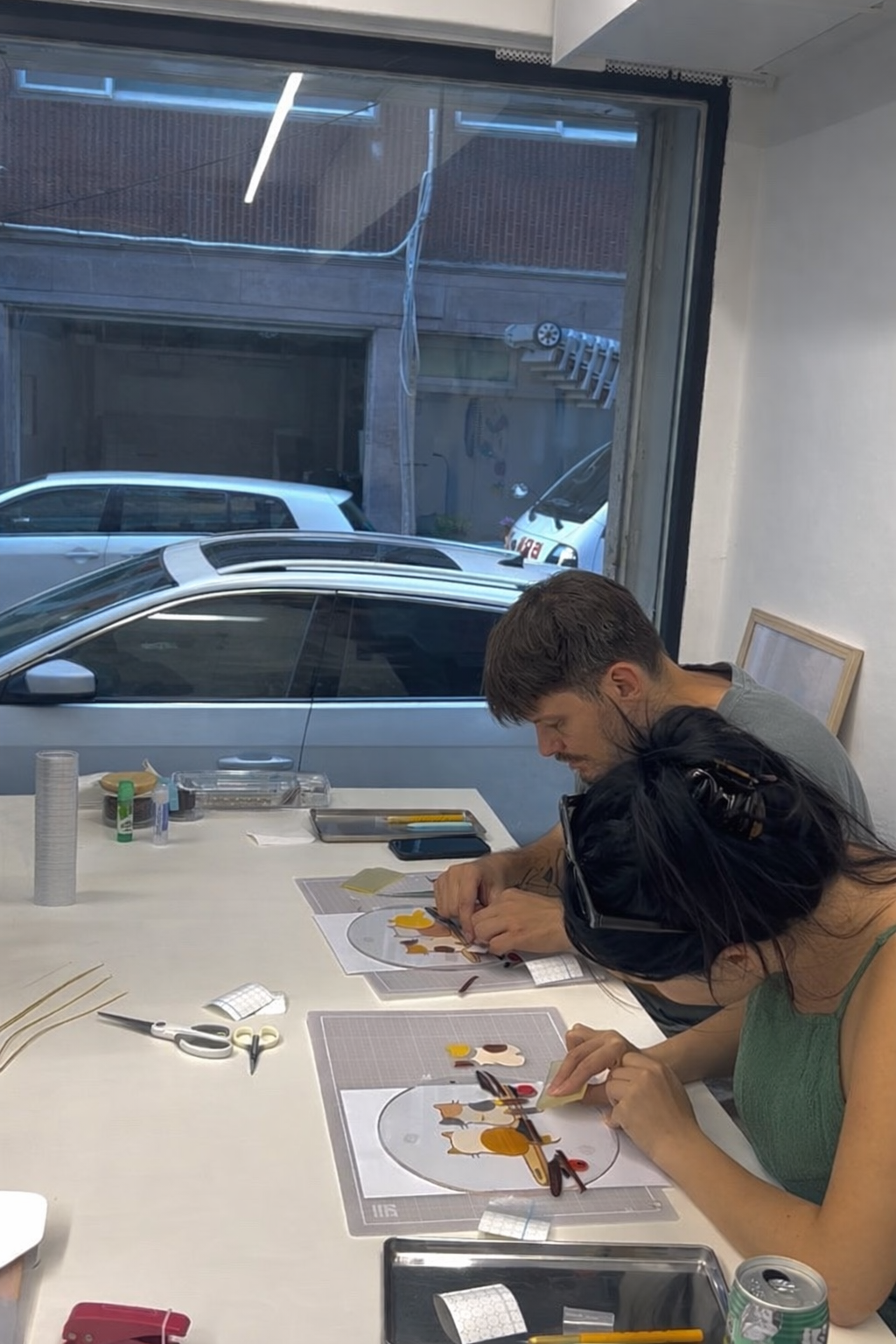 Arjan and Mishel in Korea